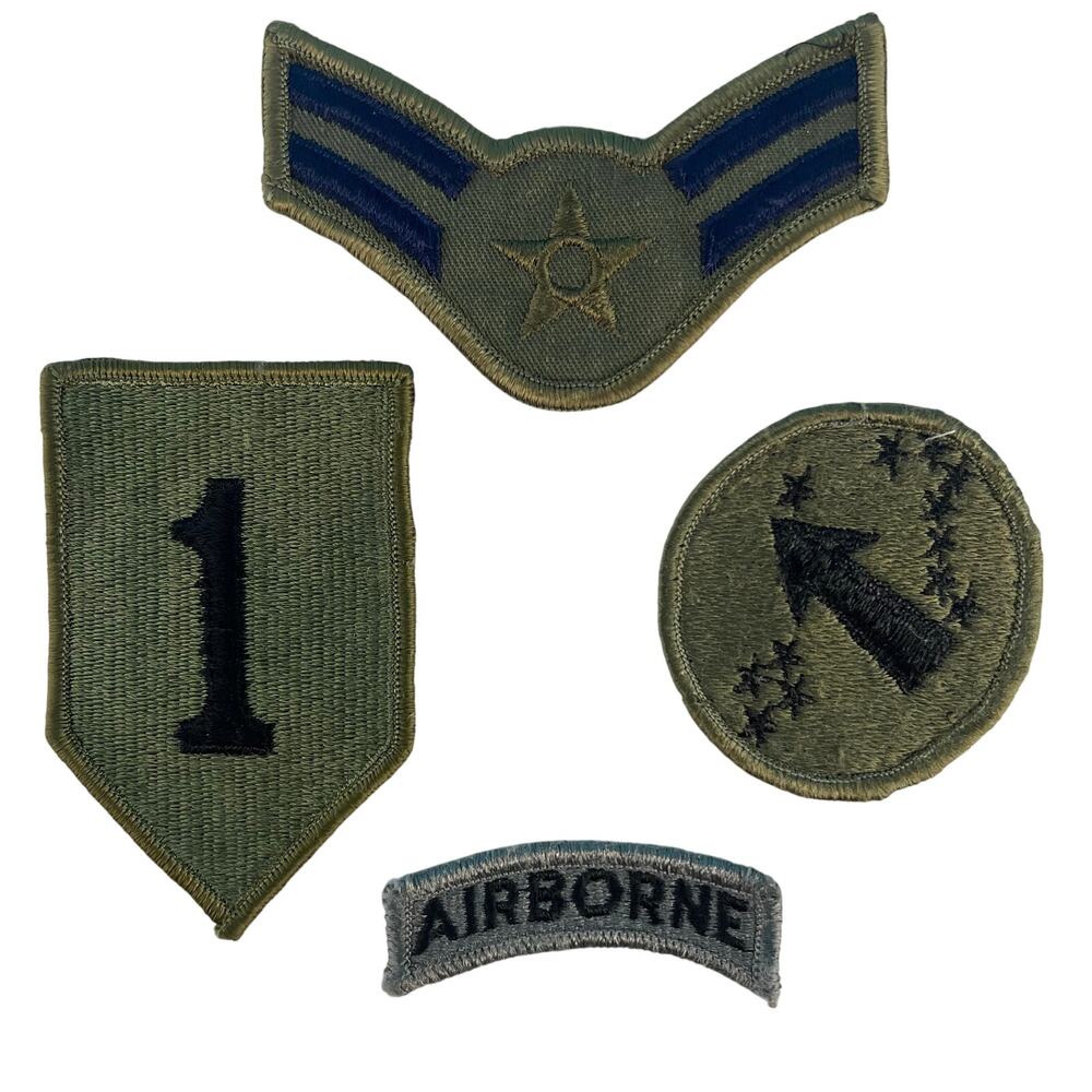 US Military Patches set of 4